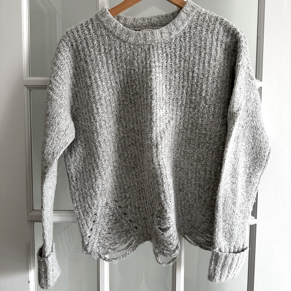 Grey Knit Sweater